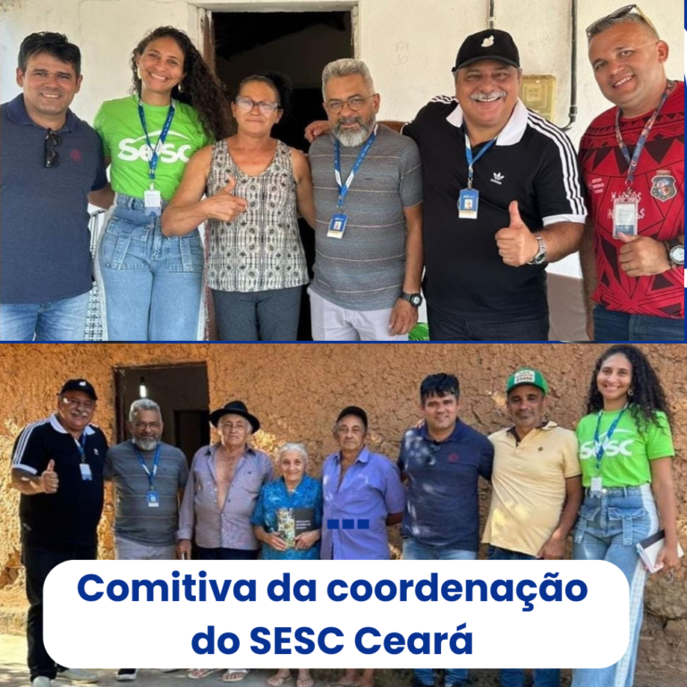 Comitiva da coordenação do SESC Ceará e de técnicos do SESC Cariri - Foto: Vavá Gois.